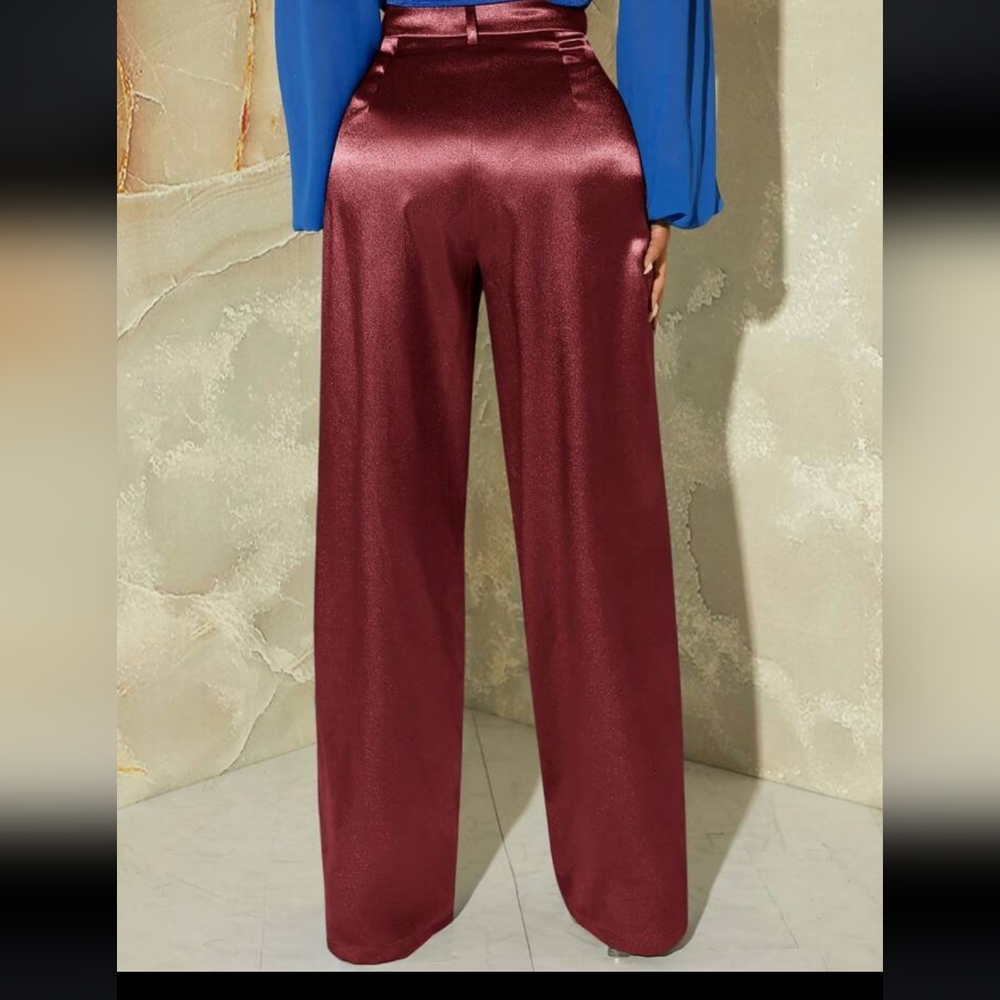 Satin pants NWOT - Picture 2 of 4